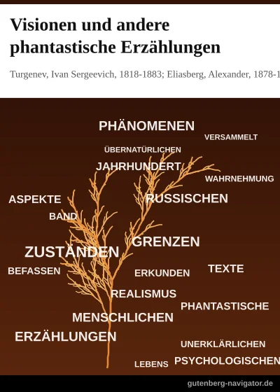 Cover von Visionen und andere phantastische Erzählungen