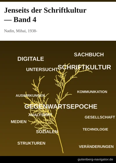 Cover von Jenseits der Schriftkultur — Band 4