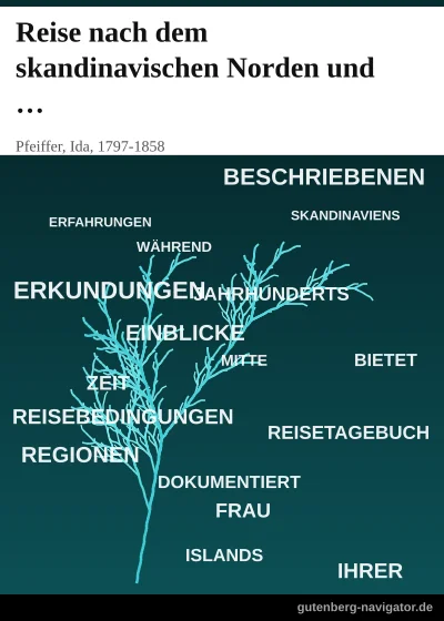 Cover von Reise nach dem skandinavischen Norden und der Insel Island im Jahre 1845. Erster Band.