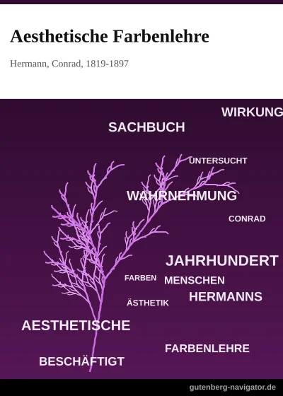 Cover von Aesthetische Farbenlehre