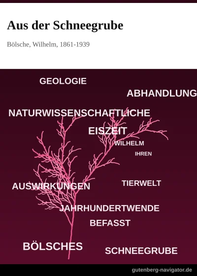 Cover von Aus der Schneegrube