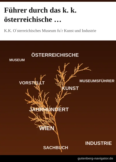Cover von Führer durch das k. k. österreichische Museum für Kunst und Industrie