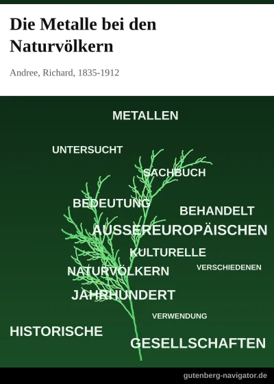 Cover von Die Metalle bei den Naturvölkern
